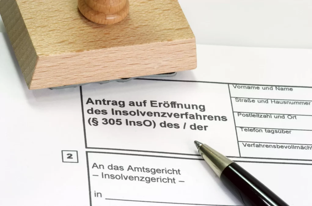 Symbolfoto von 5min.at: Antrag auf Eröffnung des Insolvenzverfahrens.
