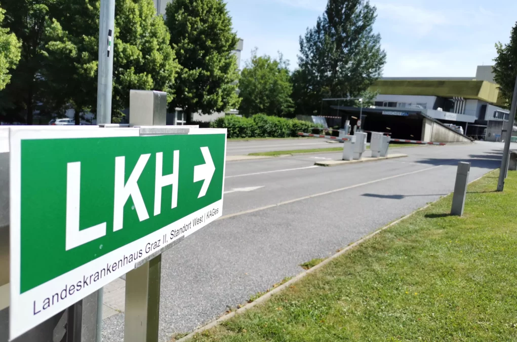Symbolfoto zu einem Beitrag von 5min.at: Das LKH Graz II West in der Steiermark.