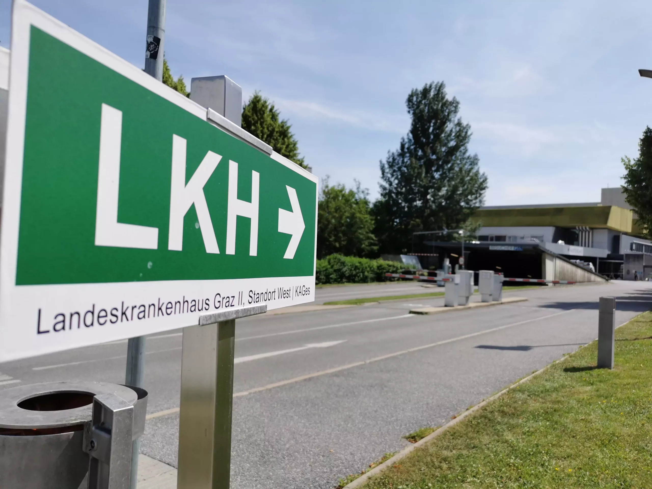 Symbolfoto zu einem Beitrag von 5min.at: Das LKH Graz II West in der Steiermark.