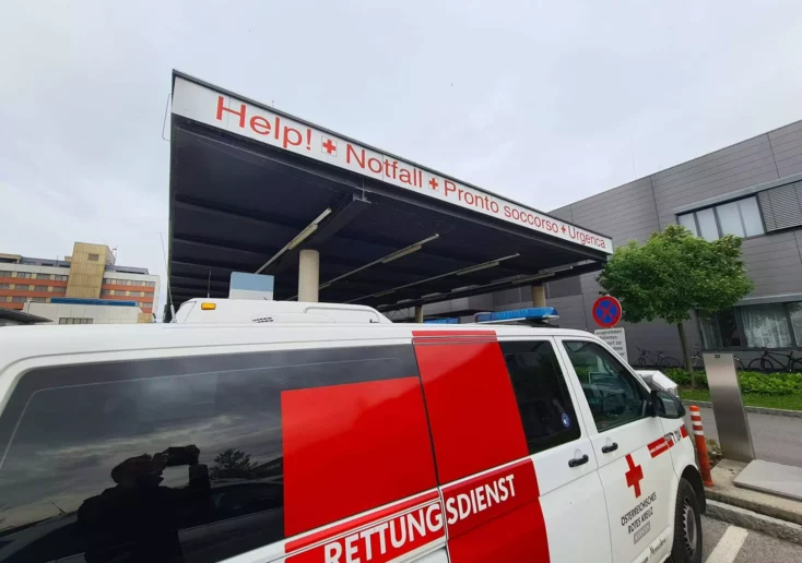 Symbolfoto von 5min.at: Das Klinikum Klagenfurt