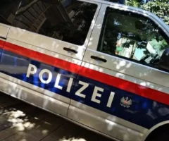 Symbolfoto von 5min.at: Polizeiauto bei Tag.