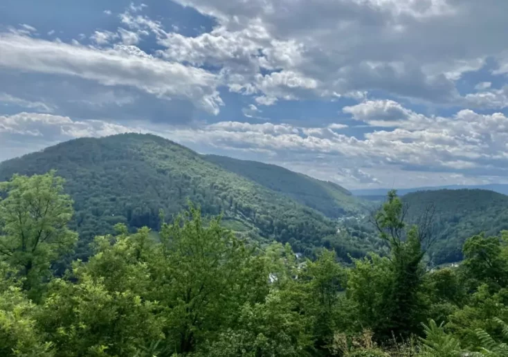 Symbolfoto zu einem Beitrag von 5min.at: Eine bewölkte Landschaft in Graz