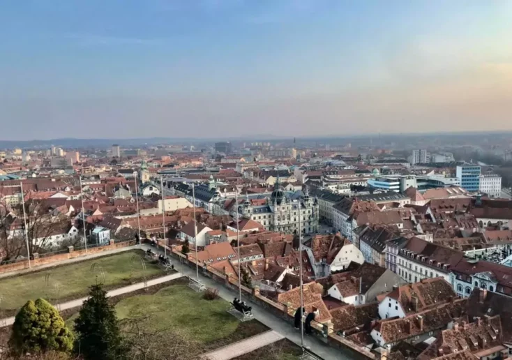 Symbolfoto zu einem Beitrag von 5min.at: Ein Ausblick auf Graz