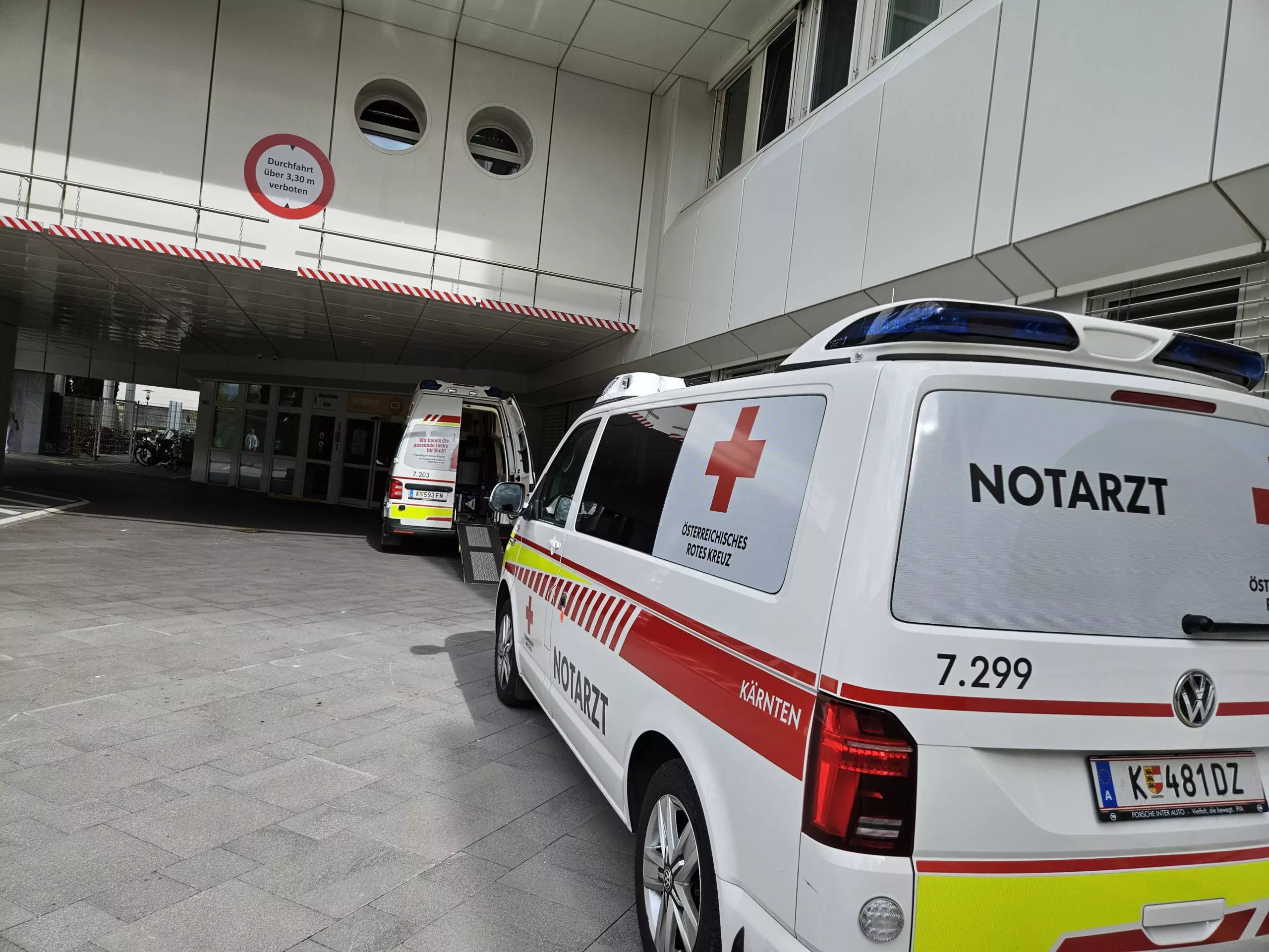 Symbolfoto auf 5min.at zeigt das Krankenhaus Villach.