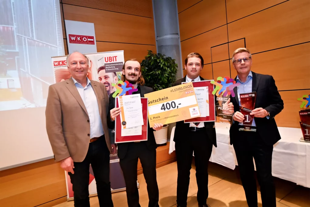 Kärntens Lehrlinge bewiesen digitales Know-how
