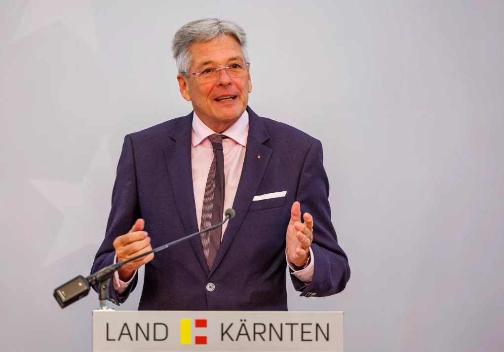 Ein Symbolfoto auf 5min.at zeigt den Kärntner Landeshauptmann Peter Kaiser.
