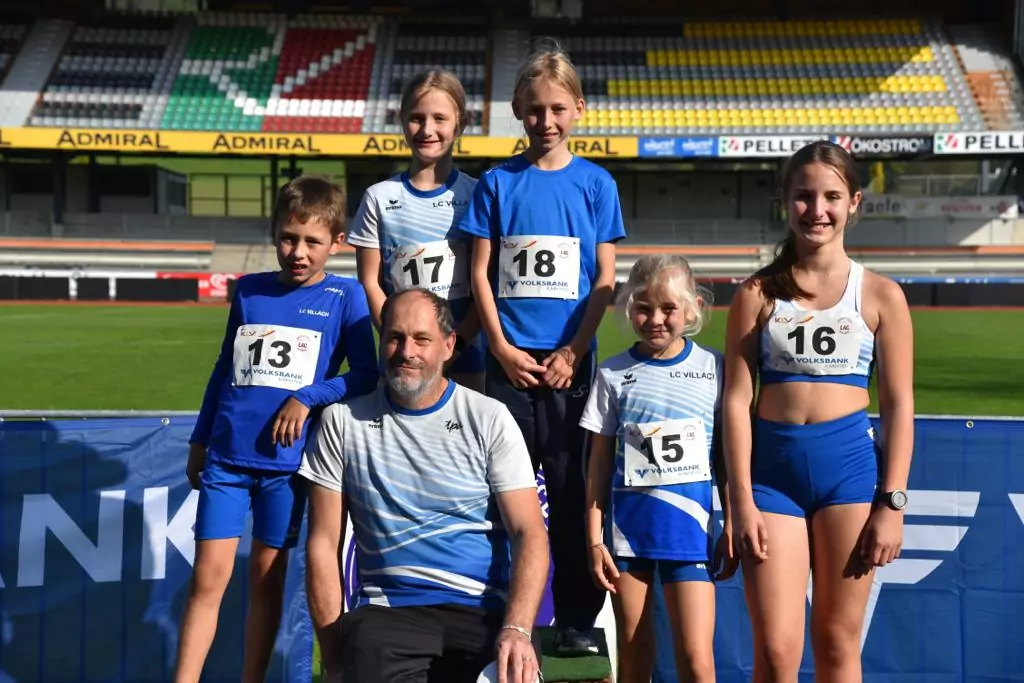 Bild auf 5min.at zeigt das Team des Leichtathletik-Clubs Villachs.