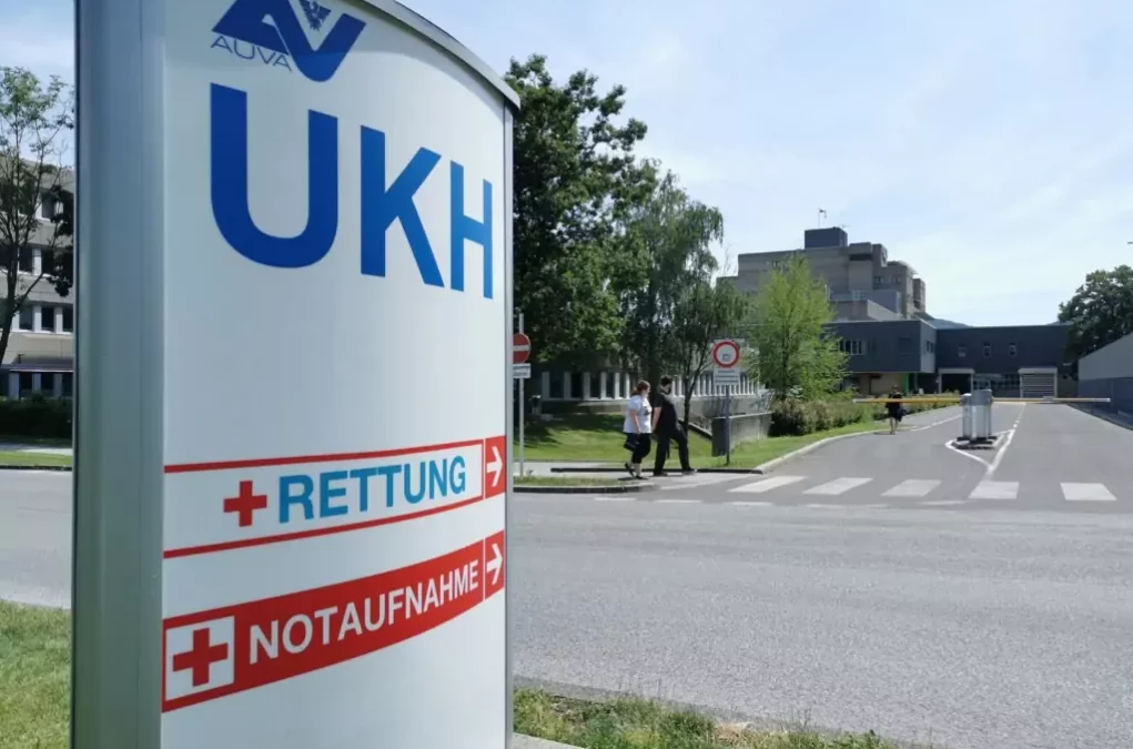 Symbolfoto von 5min.at: Unfallkrankenhaus in Graz.