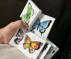 Bild auf 5min.at zeigt die Schmetterlinge einer tollen Aktion eines Grazer K&uuml;nstlers.