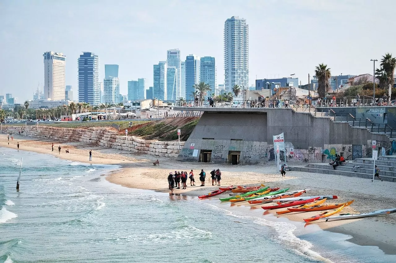 Foto auf 5min.at: Das Foto zeigt die israelische Stadt Tel Aviv.