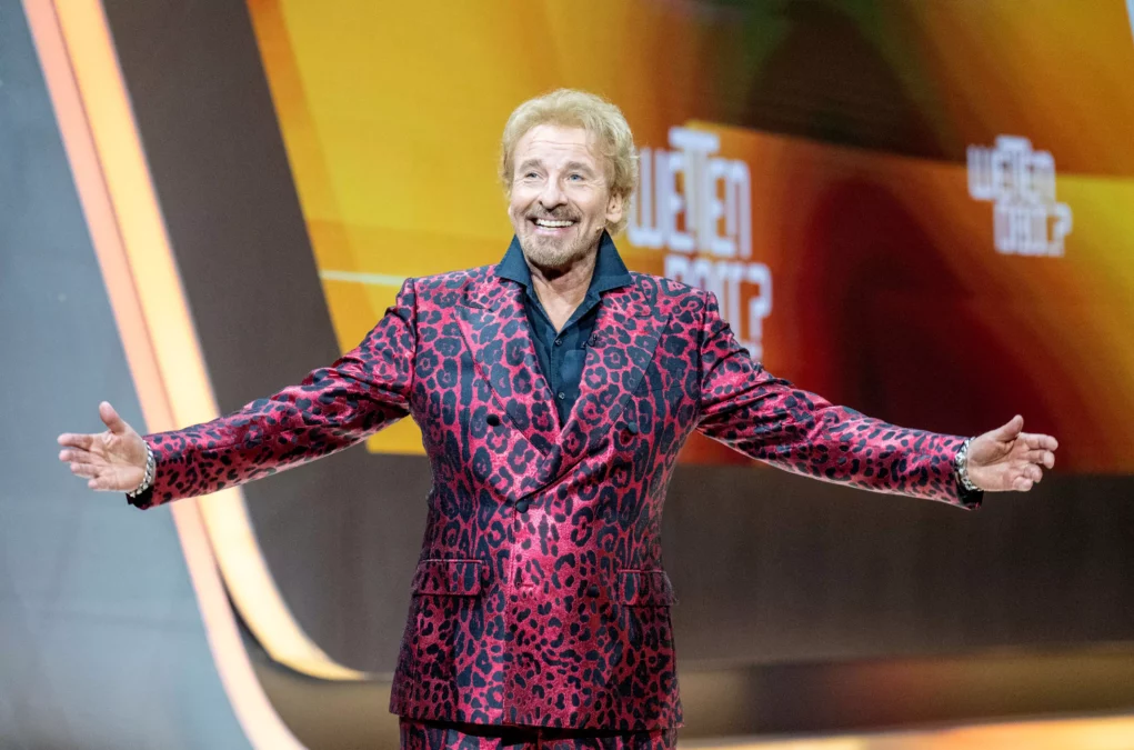 Foto in Beitrag von 5min.at zeigt Thomas Gottschalk bei Wetten, dass...?