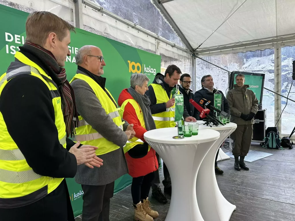 Spatenstich: Zerst&ouml;rtes Kraftwerk in Arriach wird jetzt wiederaufgebaut