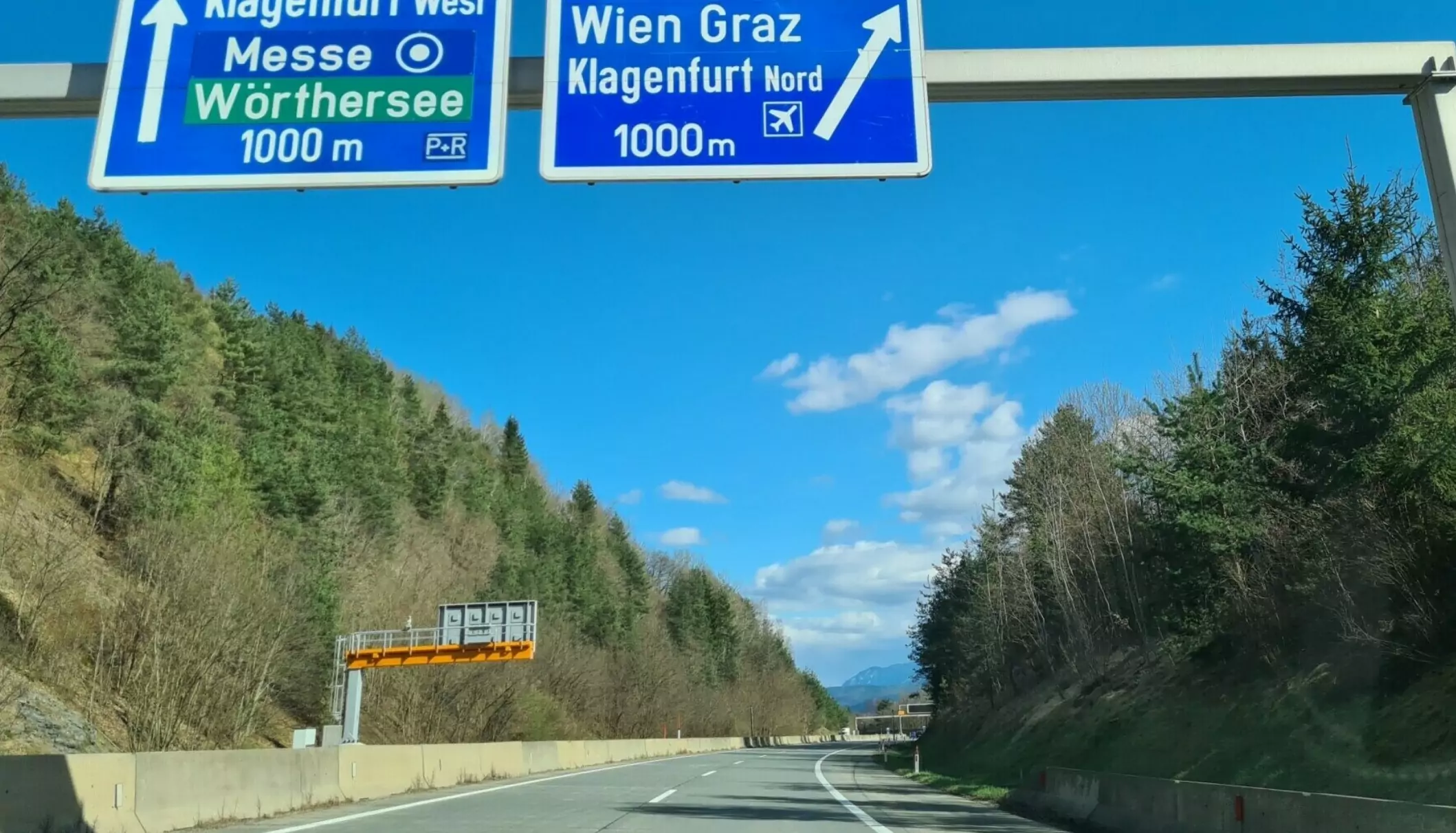Ein Bild auf 5min.at zeigt die A2 Südautobahn.