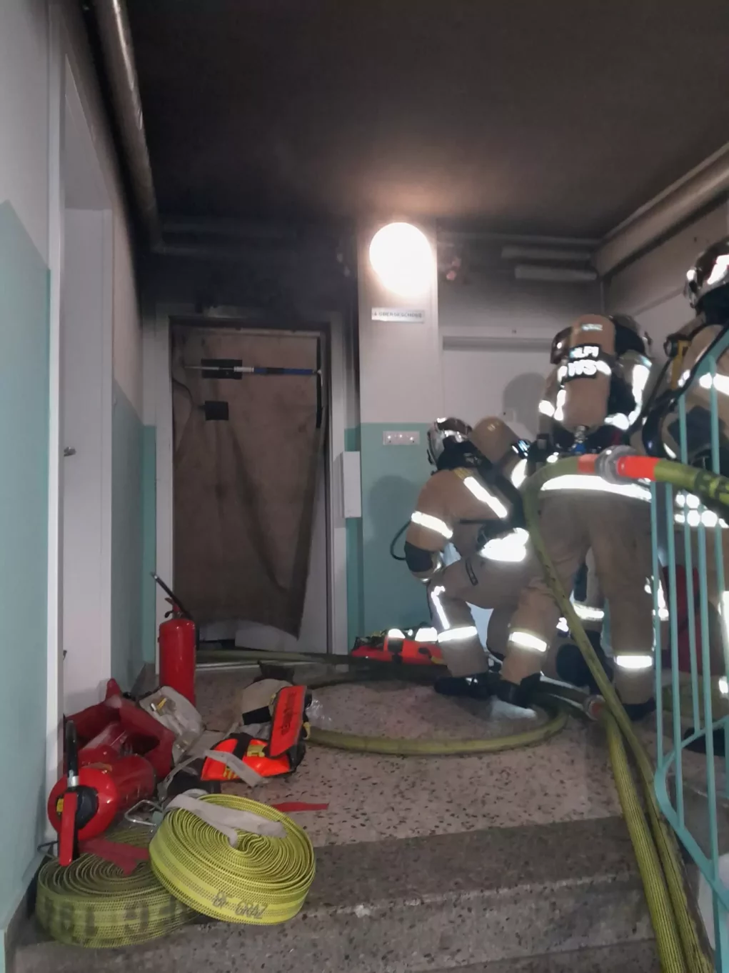 Foto auf 5min.at zeigt einen Wohnungsbrand in Graz