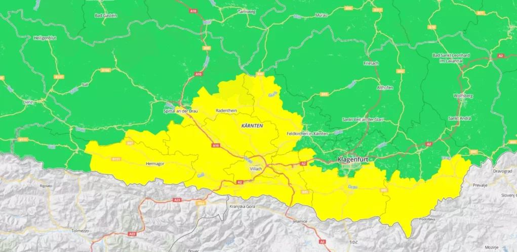 Nächstes Adriatief kommt auf Kärnten zu