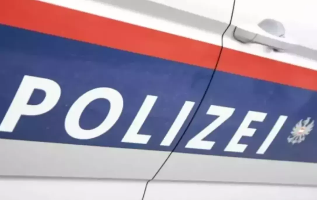 Foto in Beitrag von 5min.at: Zu sehen ist ein Polizeiauto von der Seite.