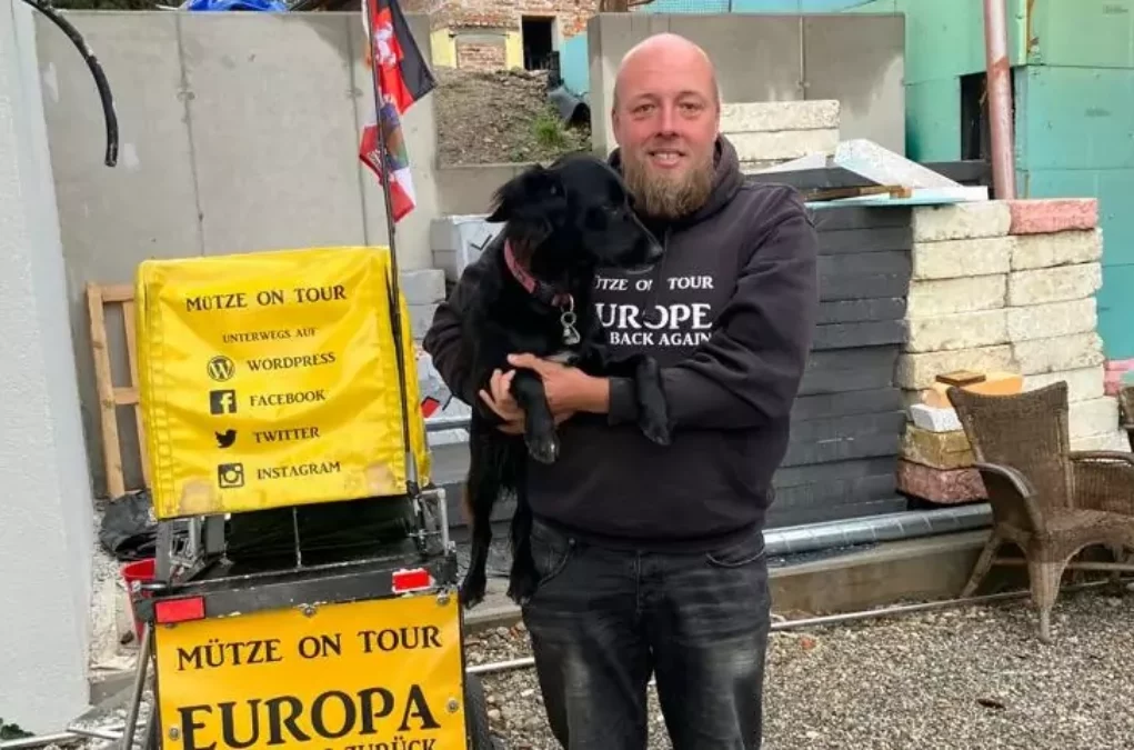 Zu Fu&szlig; durch Europa: &bdquo;M&uuml;tze&ldquo; marschierte bis nach Villach