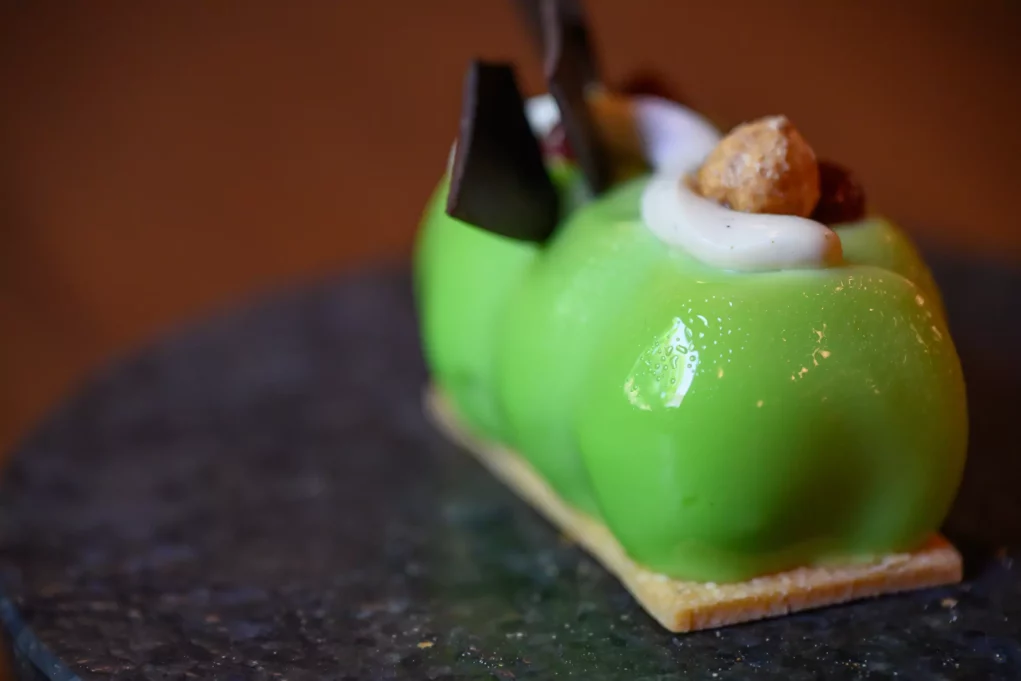 Bild auf 5min.at zeigt ein Kürbiskern-Preiselbeer-Törtchen.