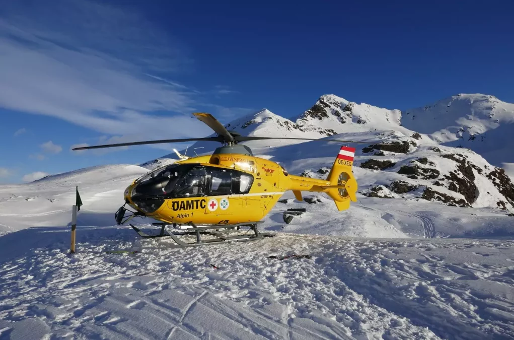 Bild auf 5min.at zeigt einen Hubschrauber.