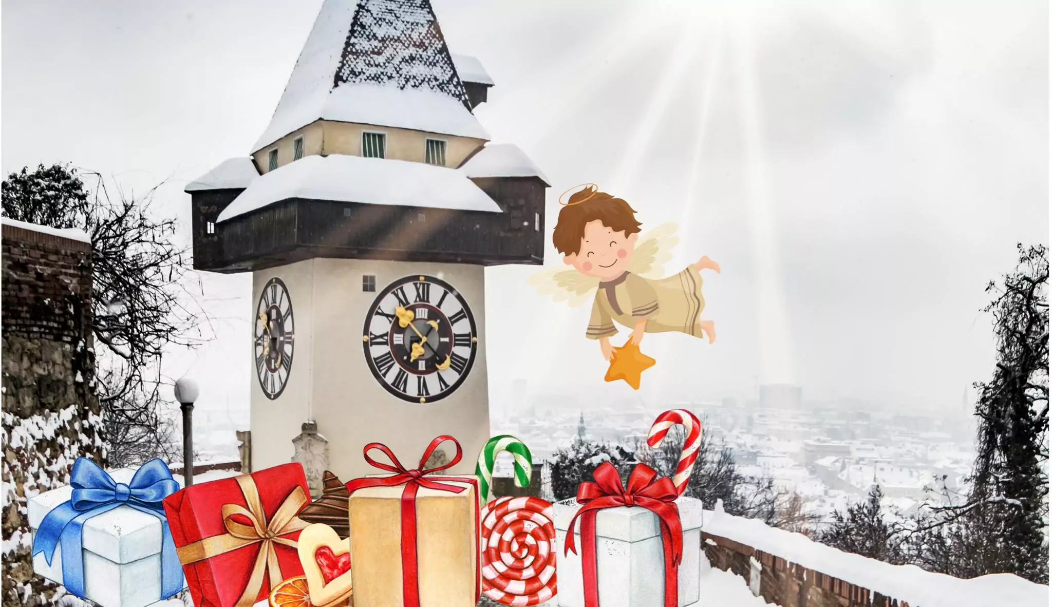 Hier kannst du gemeinsam mit anderen auf das Christkind warten!