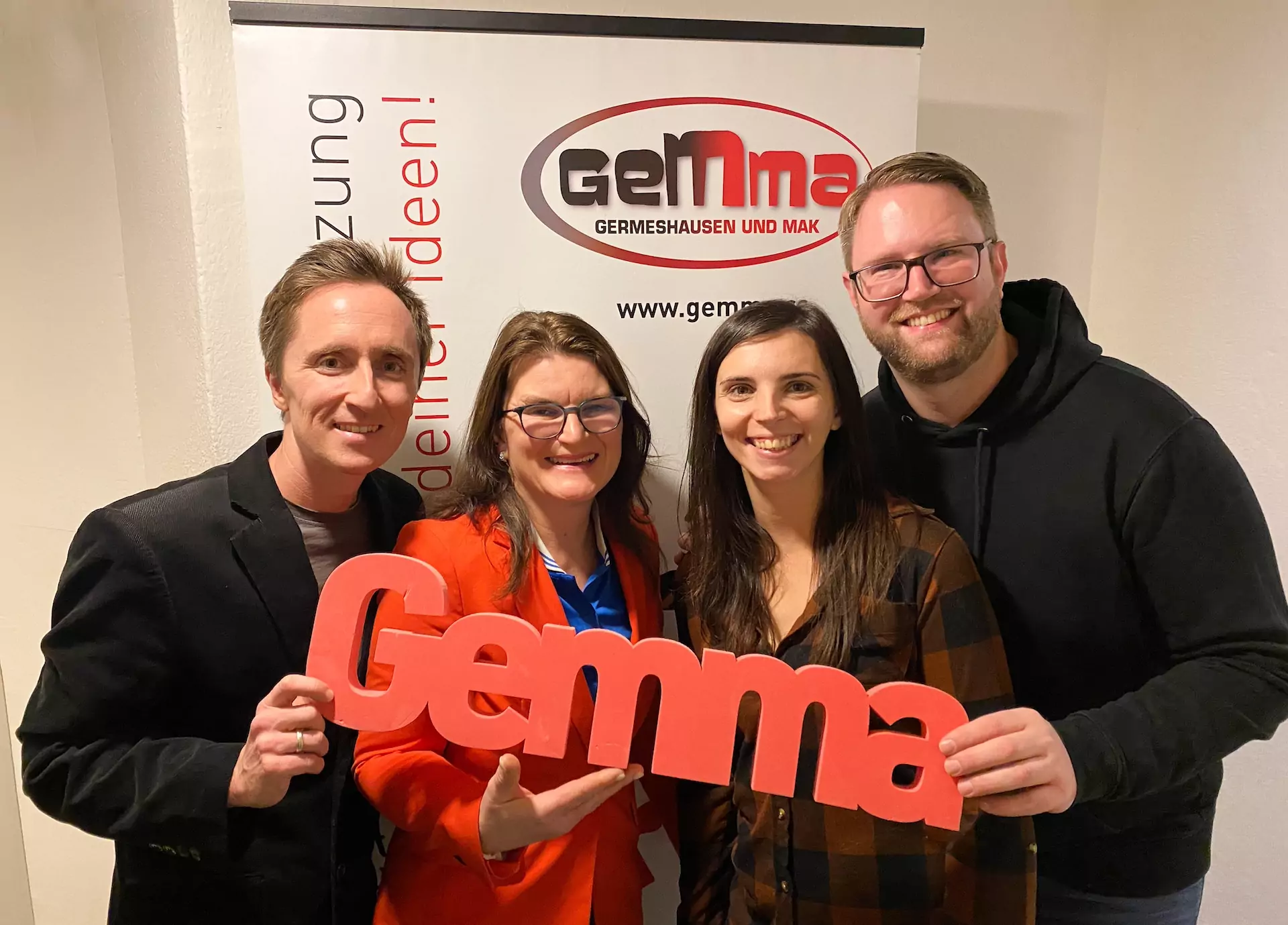 Das Bild auf 5min.at zeigt: Stefan Mak, Birgit Kandutsch, Aurora Rupeni und Marc Germeshausen