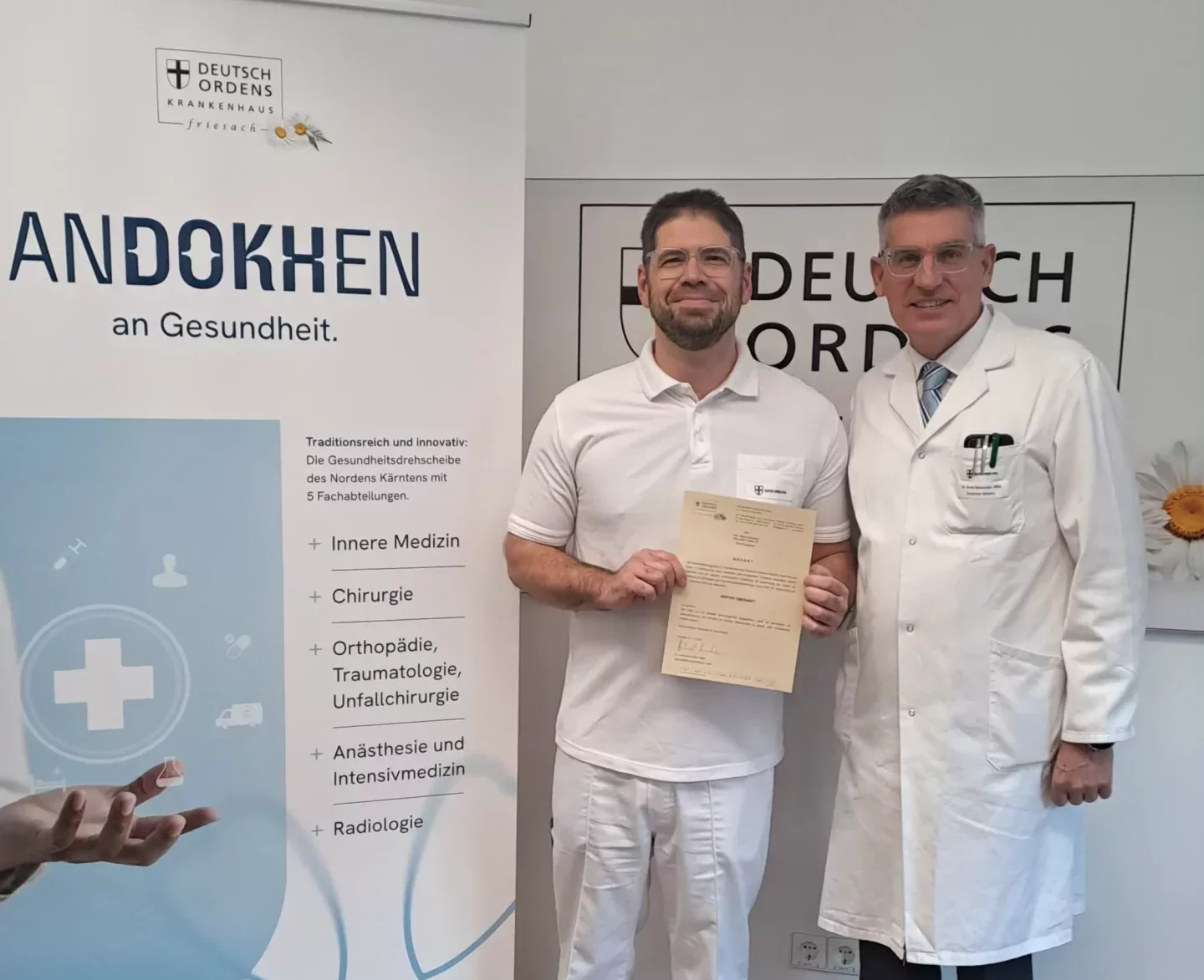 DOKH Friesach hat einen neuen leitenden Oberarzt
