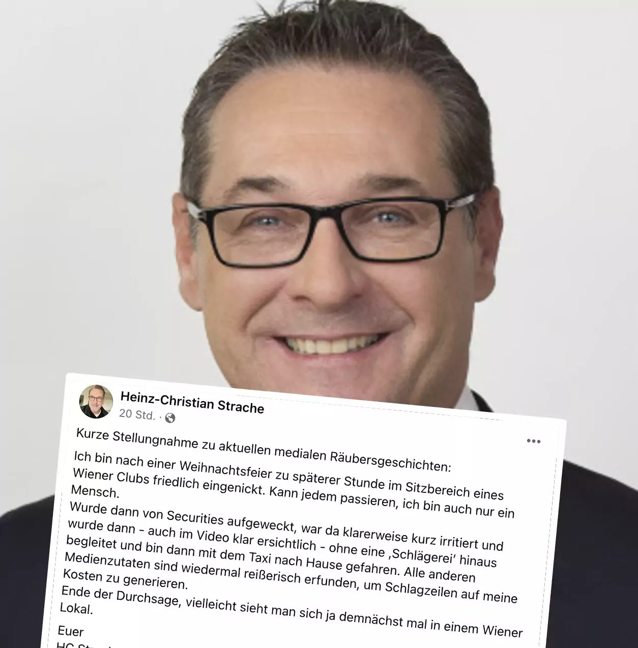 Nach „Disco-Schlägerei“: Jetzt meldet sich auch Strache zu Wort
