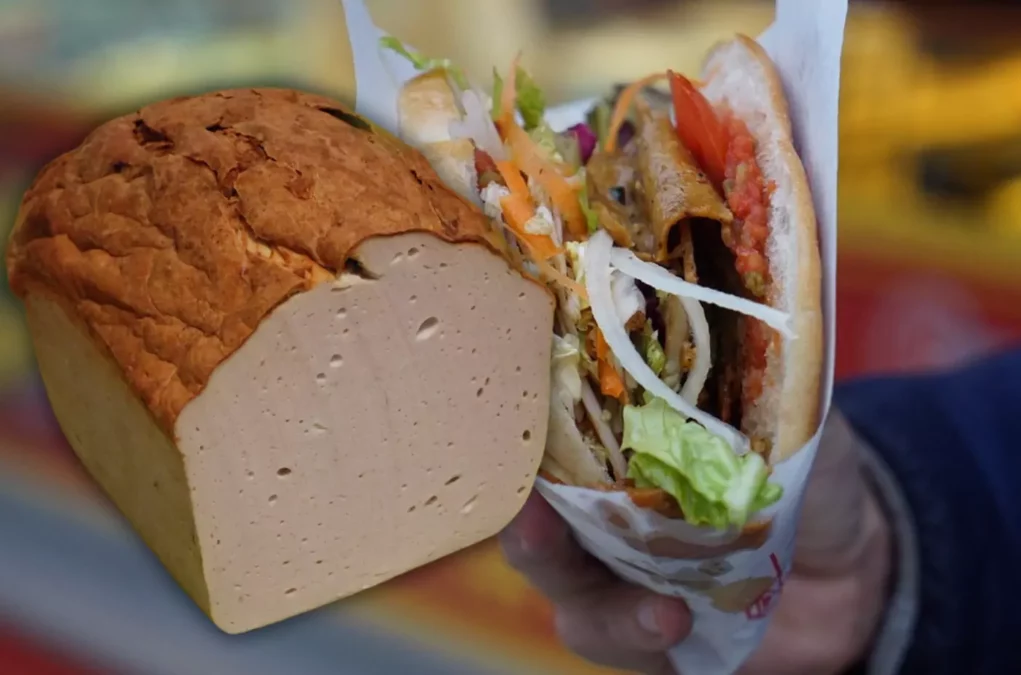 Bild auf 5min.at zeigt einen Leberkäse und einen Döner.