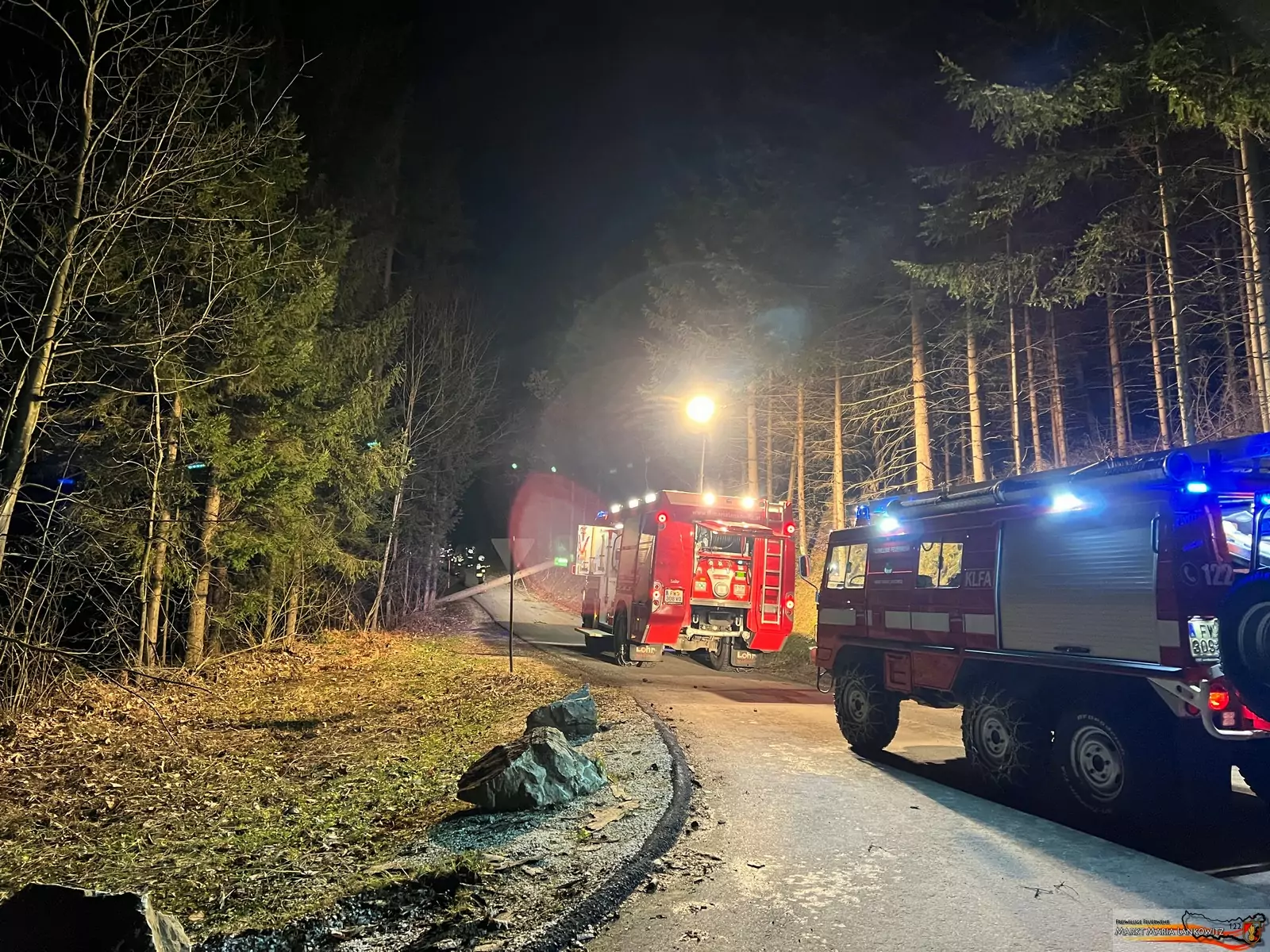 Sturmnacht in Maria Lankowitz: Feuerwehren waren im Einsatz