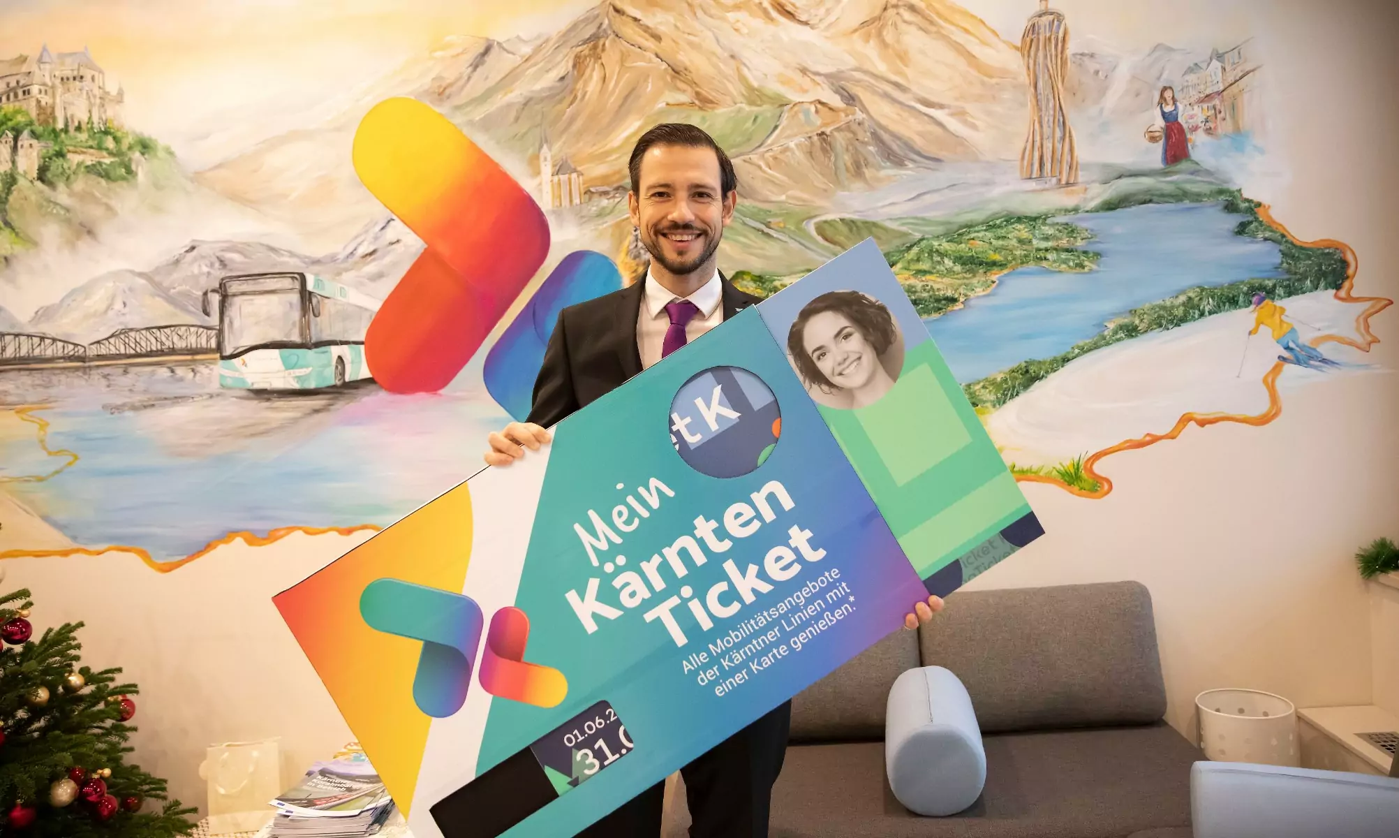 Ein Bild auf 5min.at zeigt Landesrat Sebastian Schuschnig.