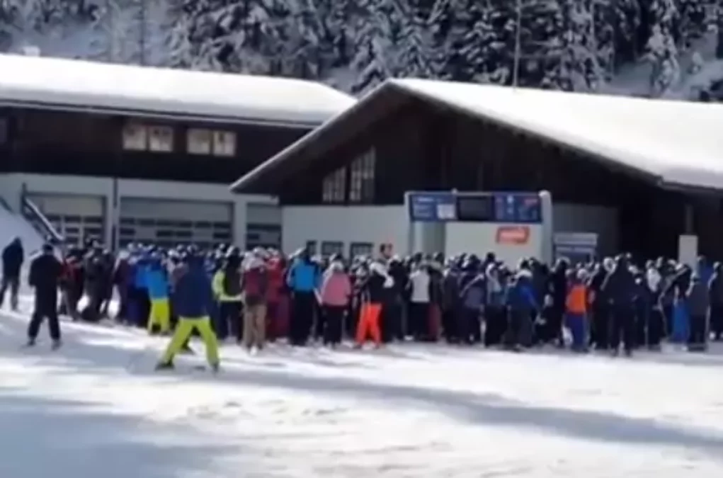 Großer Ansturm auf das Skigebiet Nassfeld