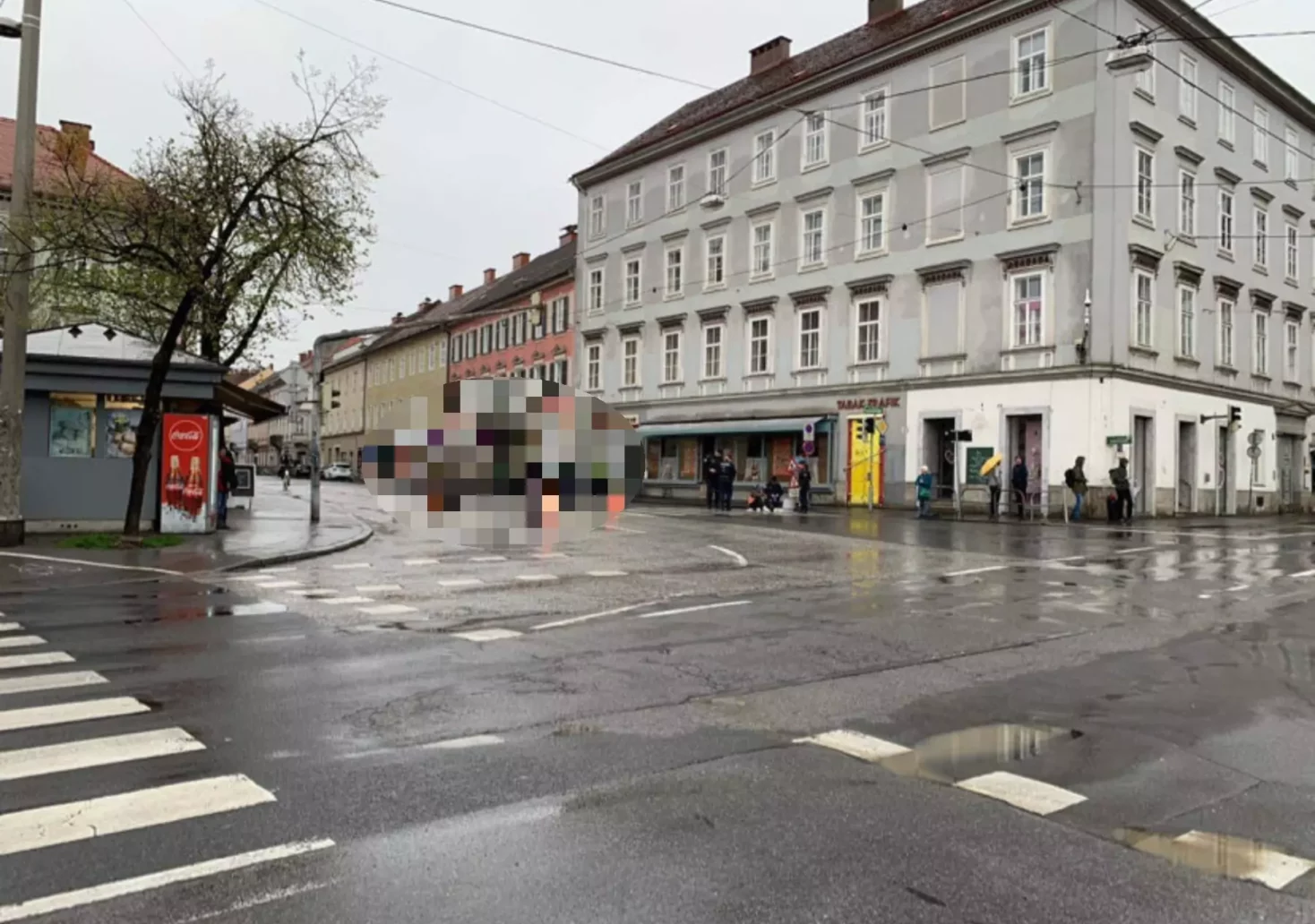 Bild auf 5min.at zeigt den grazer Geidorfplatz