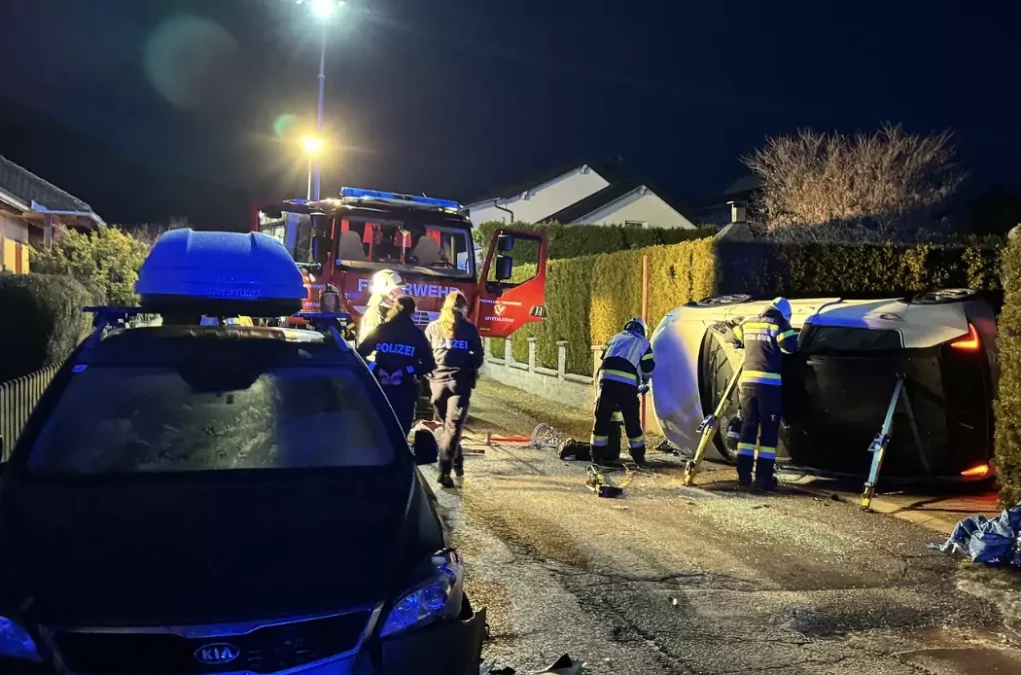 Verkehrsunfall in Spittal: Reiner-Harbach-Straße vorübergehend gesperrt