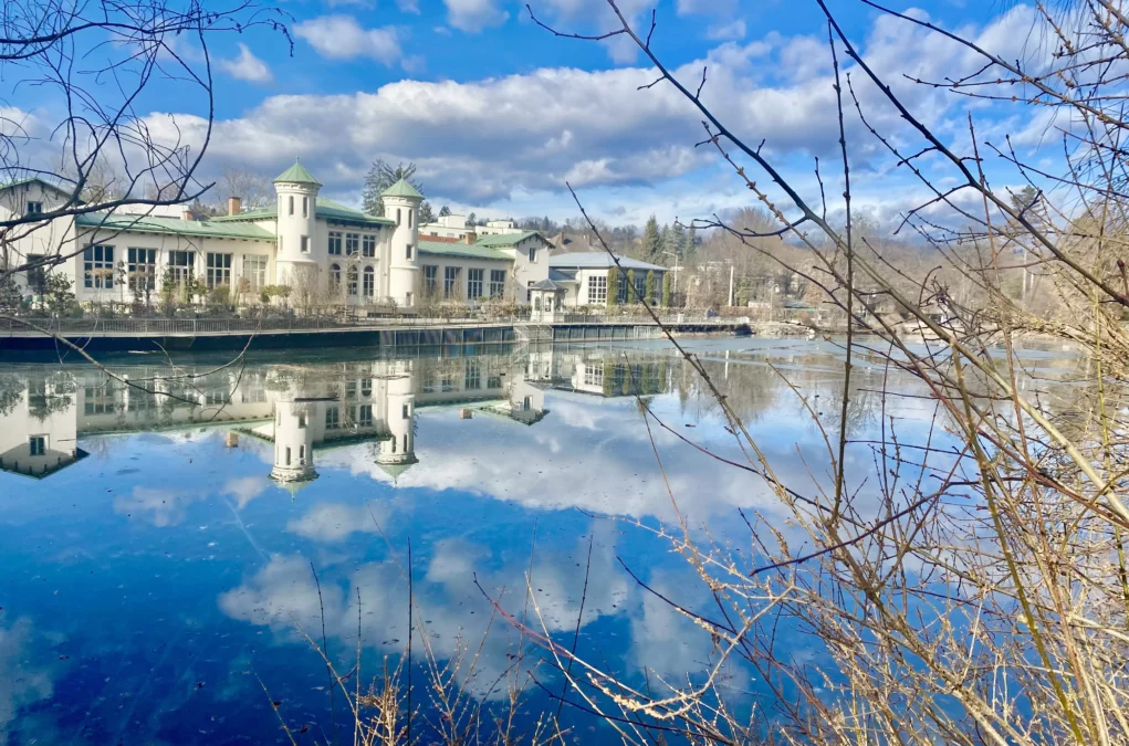 Bild auf 5min.at zeigt den Grazer Hilmteich.
