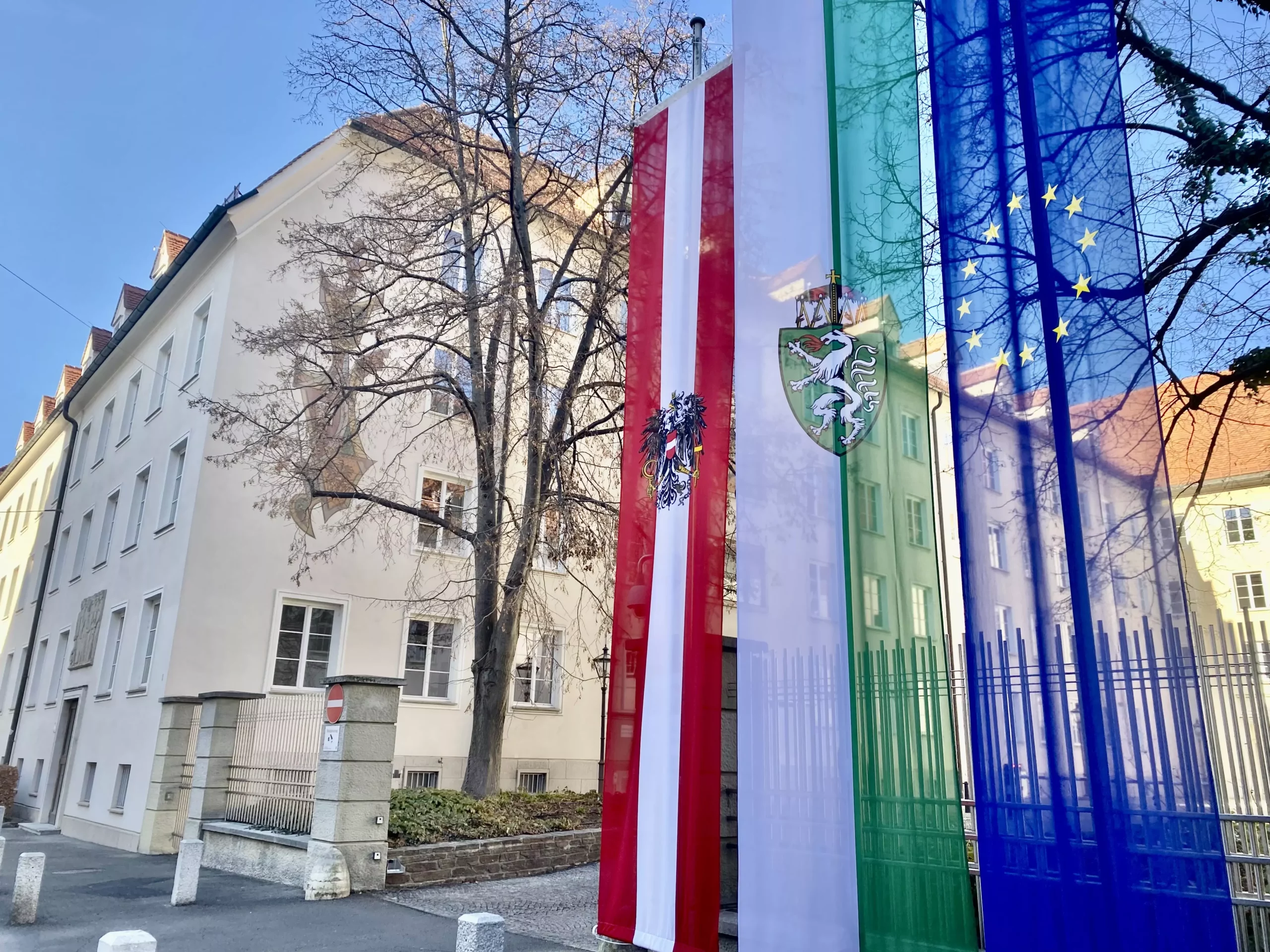 Bild auf 5min.at zeigt den Sitz der Steiermärkischen Landesregierung in der Grazer Burg.
