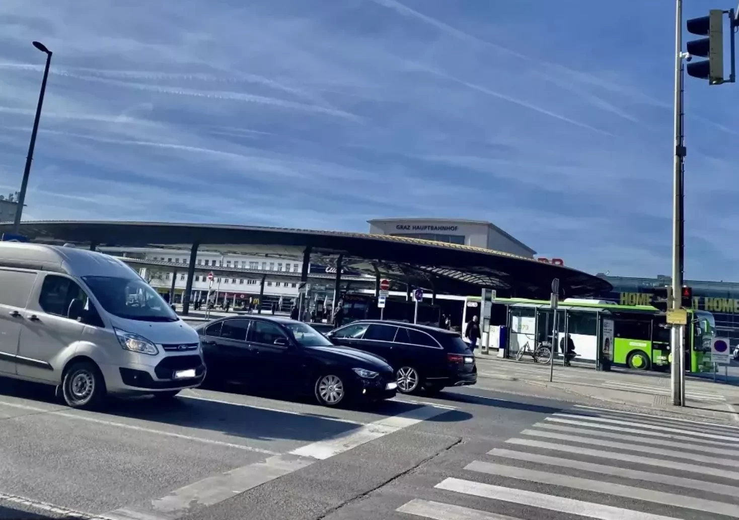 Foto auf 5min.at zeigt die befahrene Kärntnerstraße in Graz.