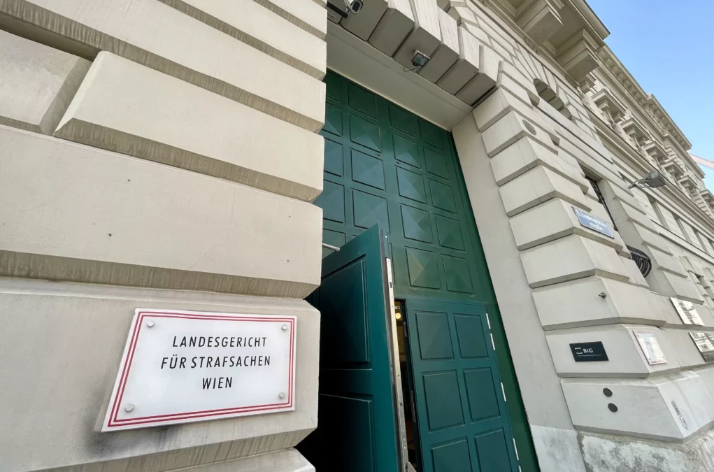 Bild auf 5min.at zeigt das Landesgericht für Strafsachen in Wien.