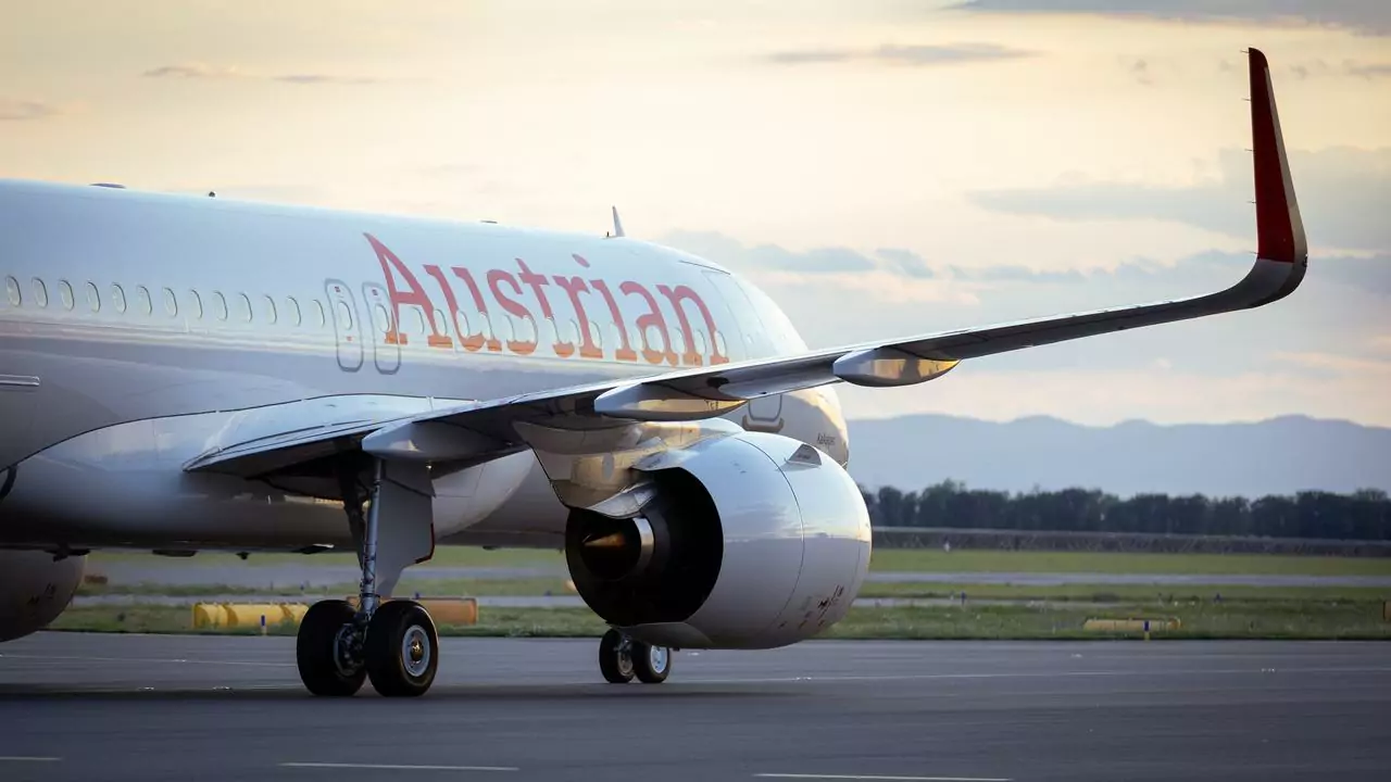 Foto in Beitrag von 5min.at zeigt ein Flugzeug der Austrian Airlines.