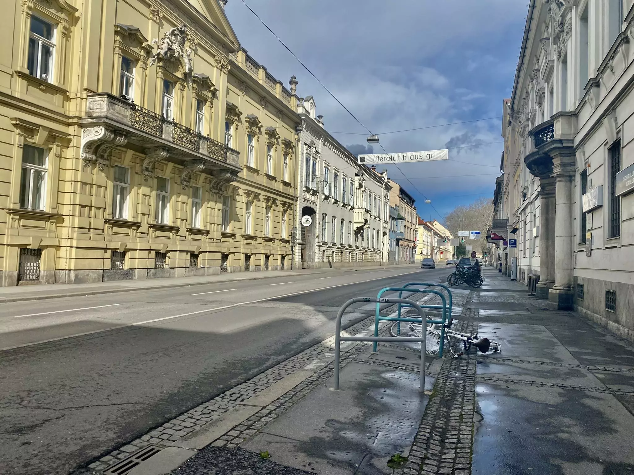 Bild auf 5min.at zeigt die Grazer Elisabethstraße.