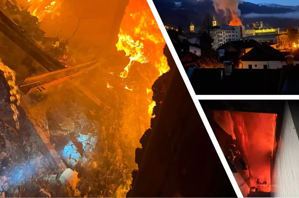 Gro&szlig;brand in Schwaz forderte 130 Einsatzkr&auml;fte