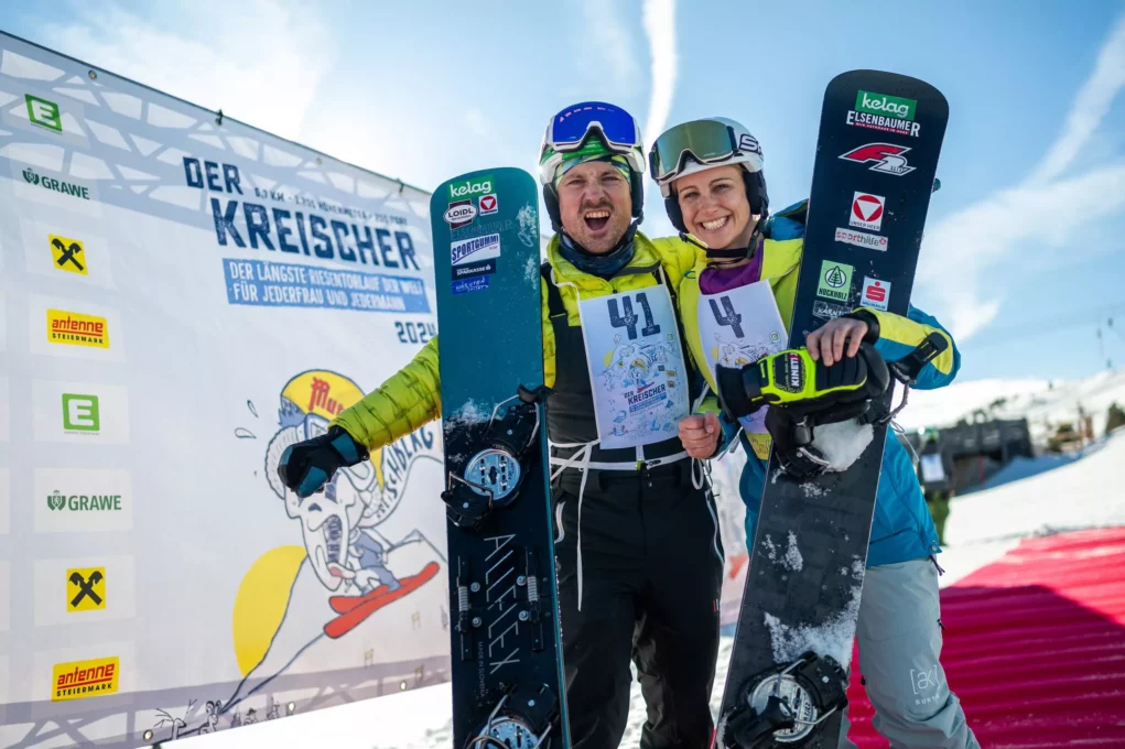 Wie cool: Der längste Riesentorlauf der Welt war ein voller Erfolg