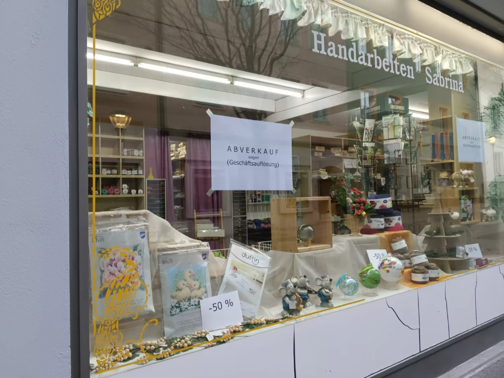 Fachgeschäft für kreative Handarbeiten schließt in Villach
