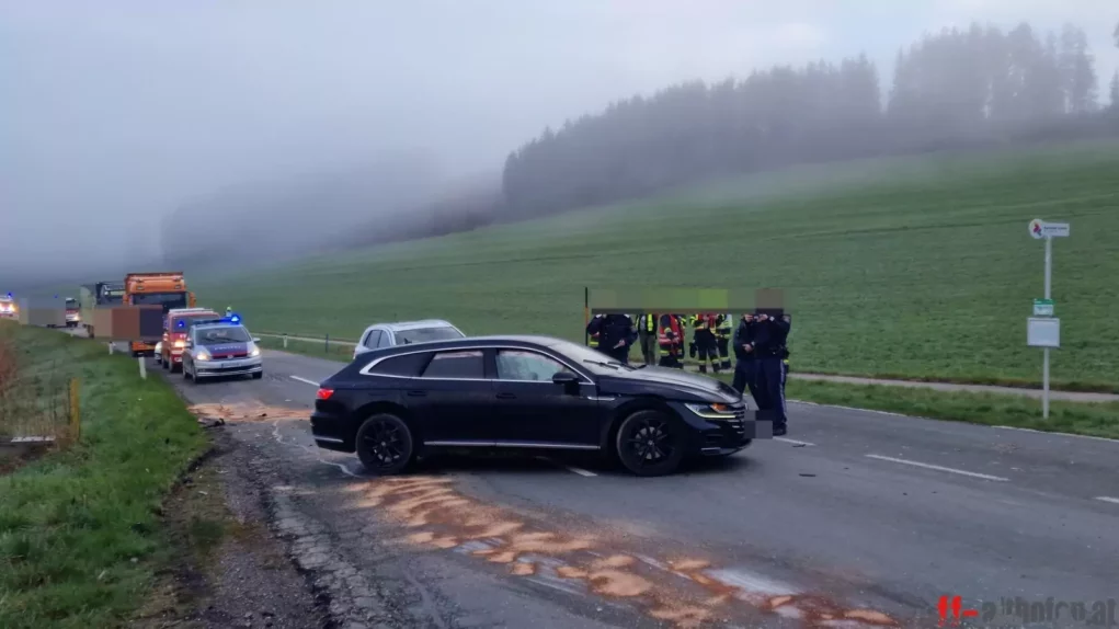 Kollision fordert zwei Verletzte