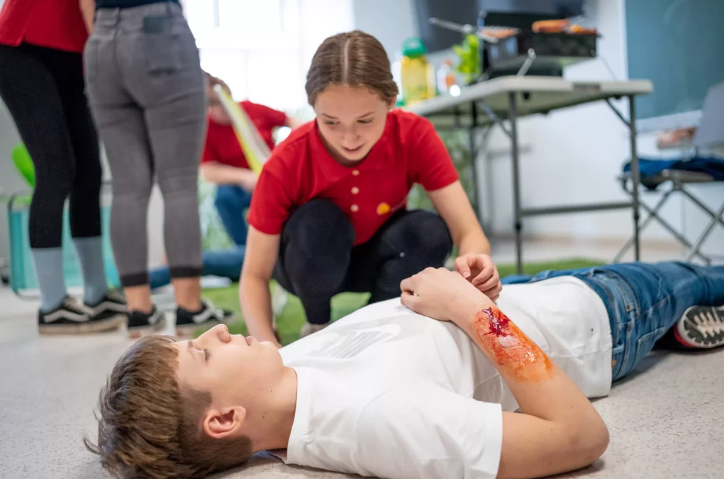 Erste-Hilfe-Challenge: Sch&uuml;ler k&auml;mpfen um Landesmeistertitel