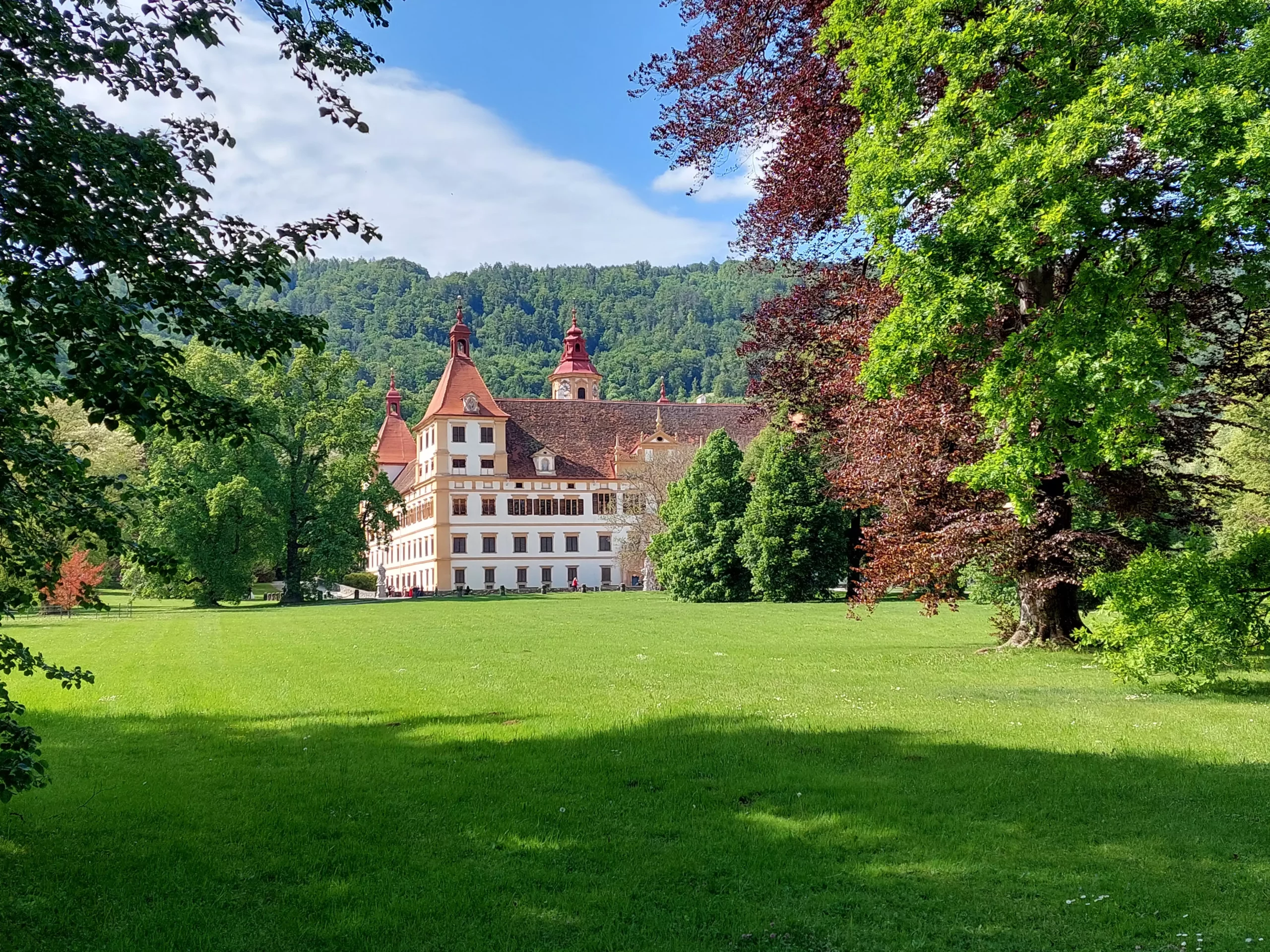Foto auf 5min.at zeigt das Schloss Eggenberg in Graz.