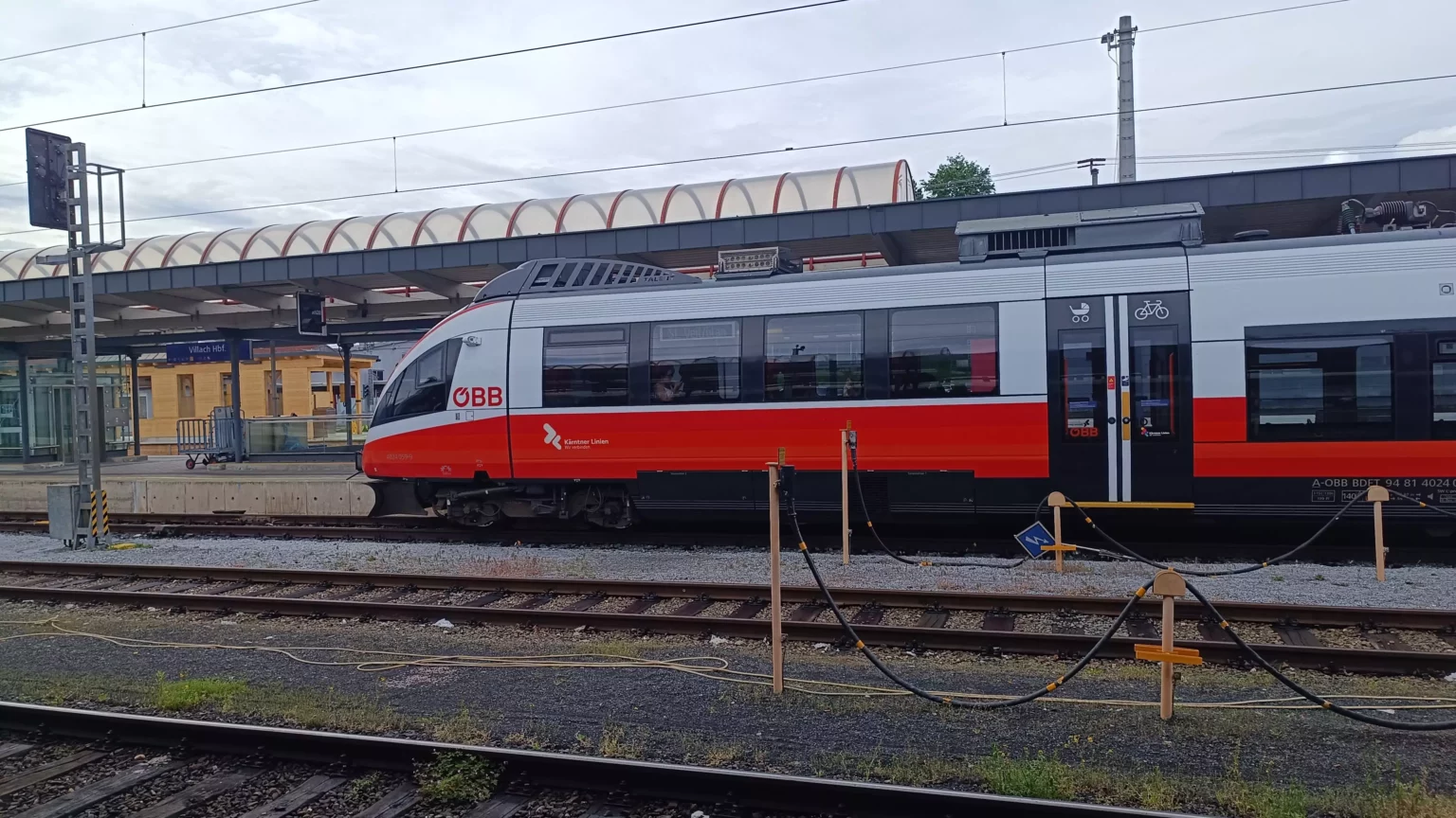 Das Bild auf 5min.at zeigt den Villacher Hauptbahnhof.