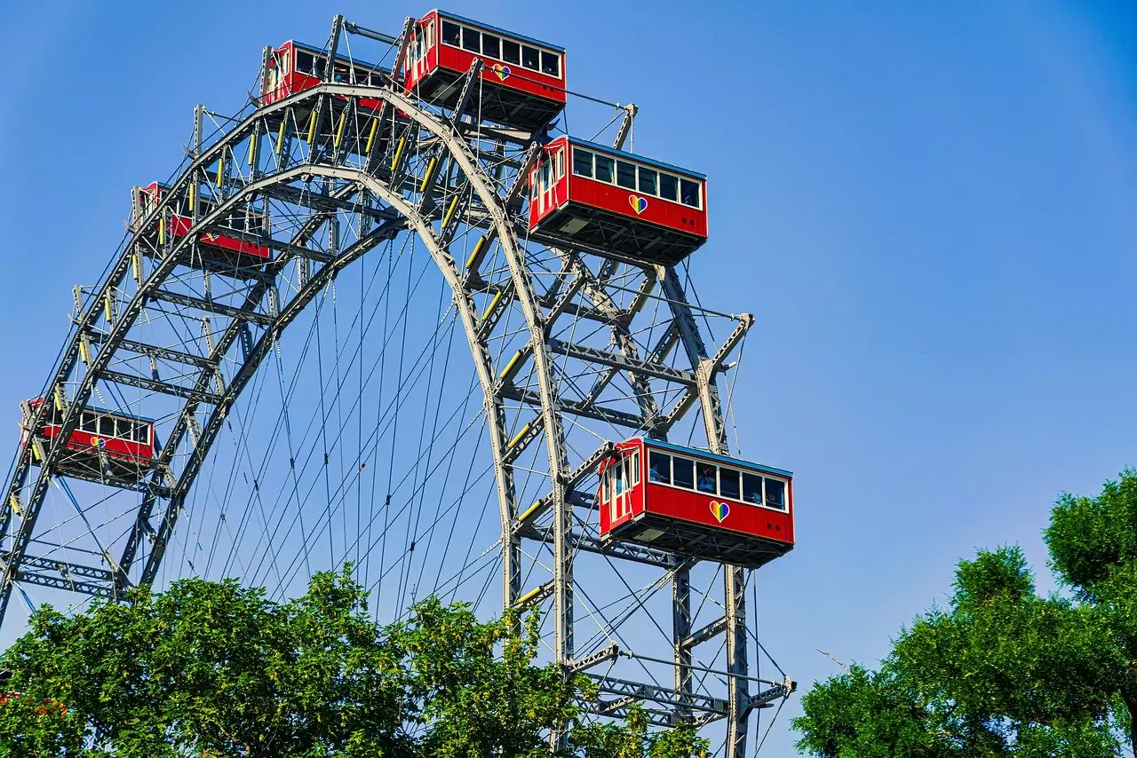 Bild auf 5min.at zeigt das Riesenrad in Wien.