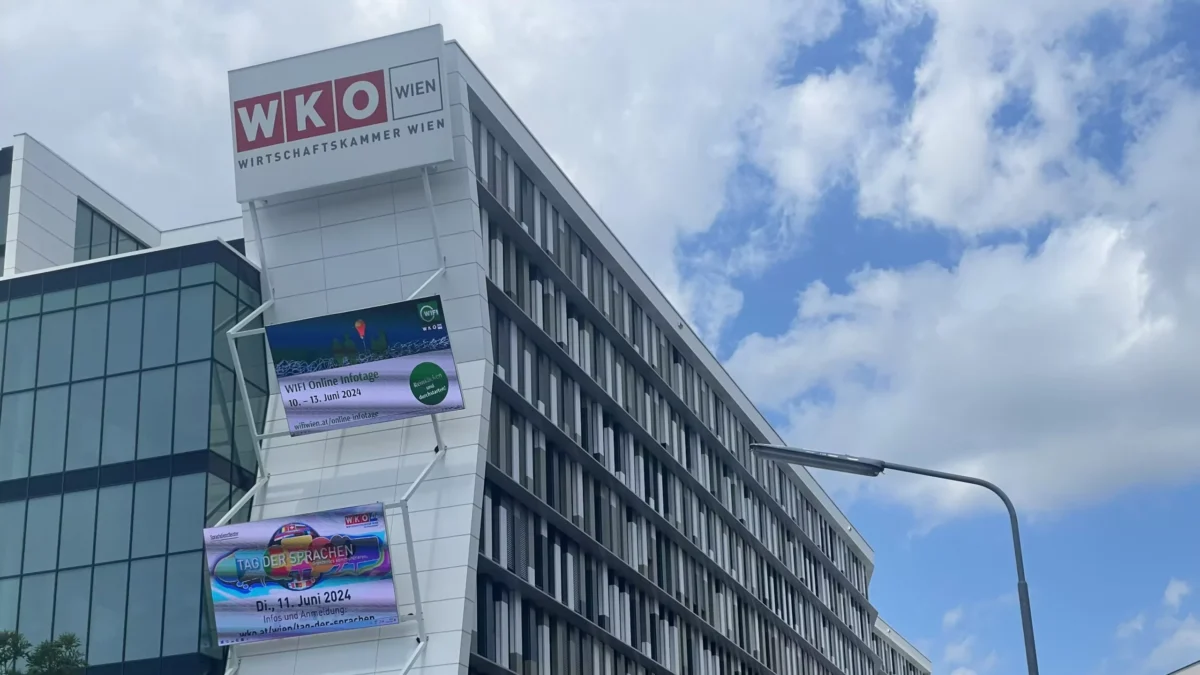 Foto auf 5min.at zeigt die WKÖ Wien