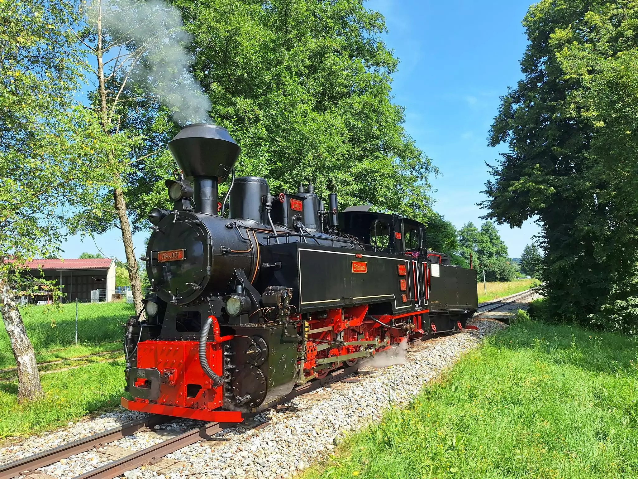 Das Bild auf 5min.at zeigt den Flascherlzug Stainz.