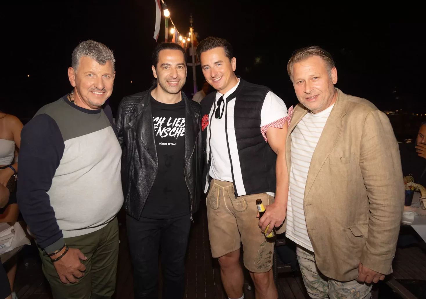 Bild auf 5min.at zeigt Semino Rossi, Bülent Ceylan, Andreas Gabalier und Nils Klingohr